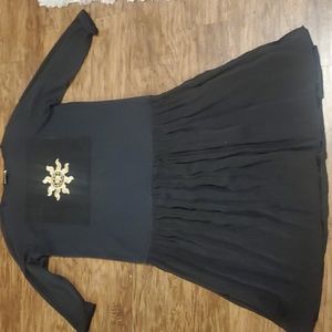 Johnny Was Vintage T Shirt Maxi Dress Embroidered Sun large